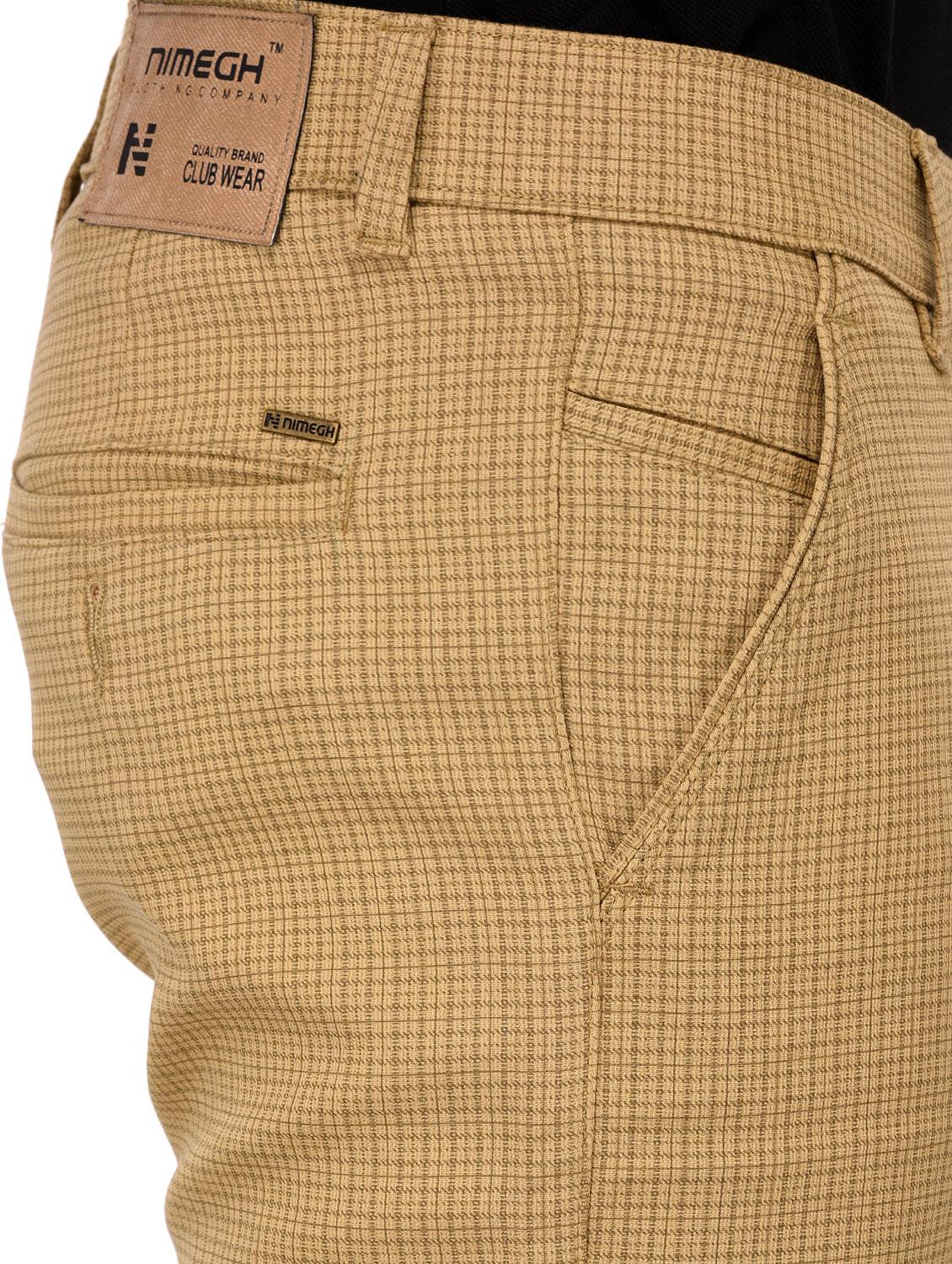 beige cotton chinos - 15012940 - Zoom Image - 4