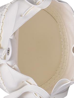 white leatherette handbag - 15013324 - Standard Image - 4