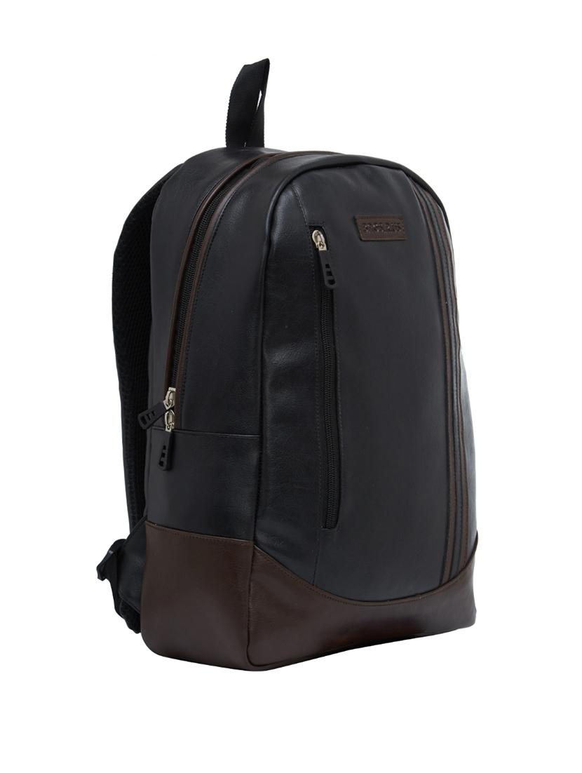 black leatherette backpack - 15013356 - Zoom Image - 4