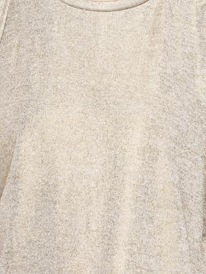 gold solid cold shoulder top - 15014942 - Standard Image - 4