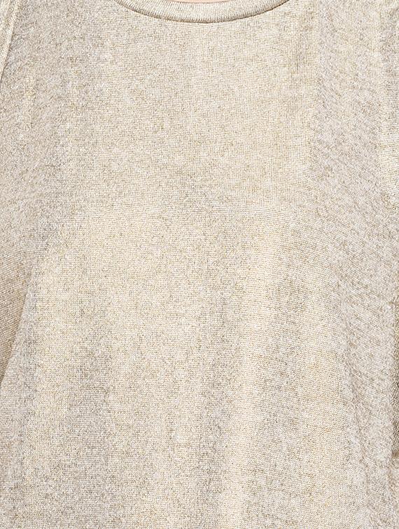 gold solid cold shoulder top - 15014942 - Zoom Image - 4