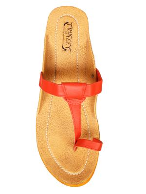 red one toe kolhapuri - 15016412 - Standard Image - 4