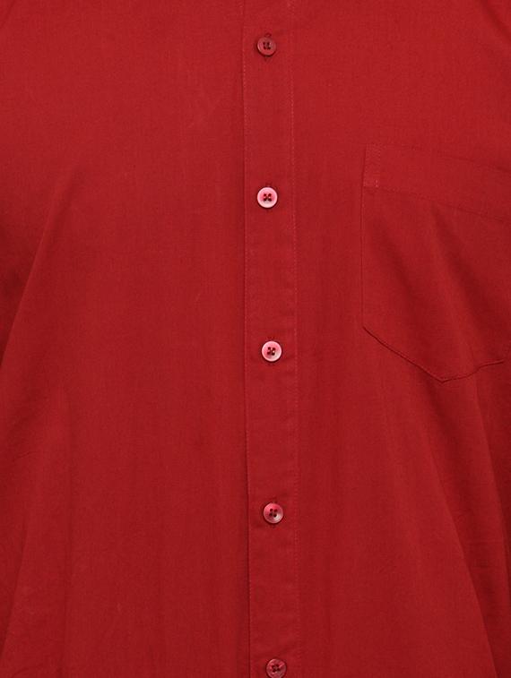 red cotton casual shirt - 15017334 - Zoom Image - 4