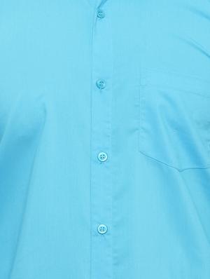light blue cotton casual shirt - 15017338 - Standard Image - 4