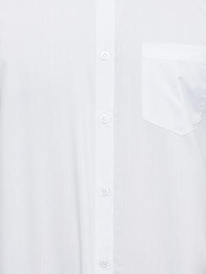 white cotton casual shirt - 15017339 - Standard Image - 4
