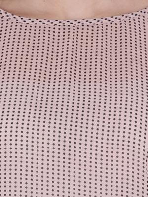 beige georgette polka doted top - 15017354 - Standard Image - 4