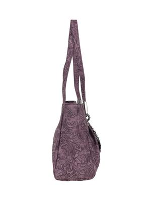 wine leatherette regular handbag - 15018545 - Standard Image - 4