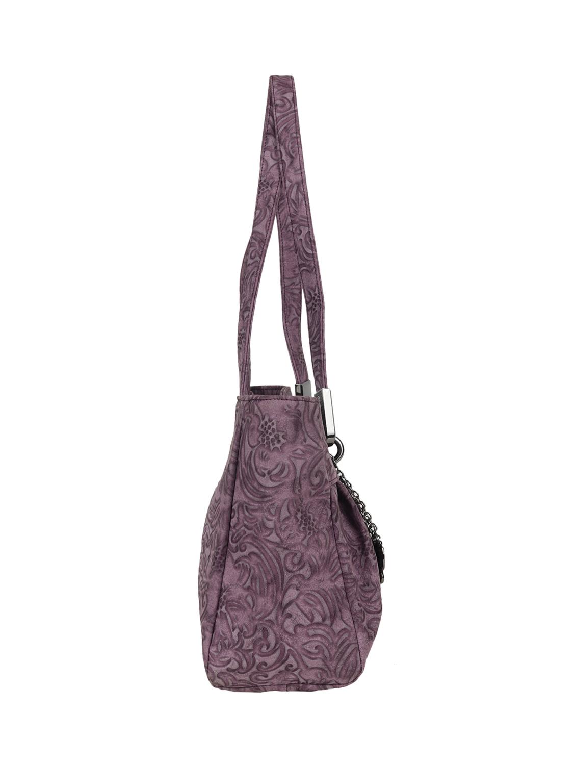 wine leatherette regular handbag - 15018545 - Zoom Image - 4
