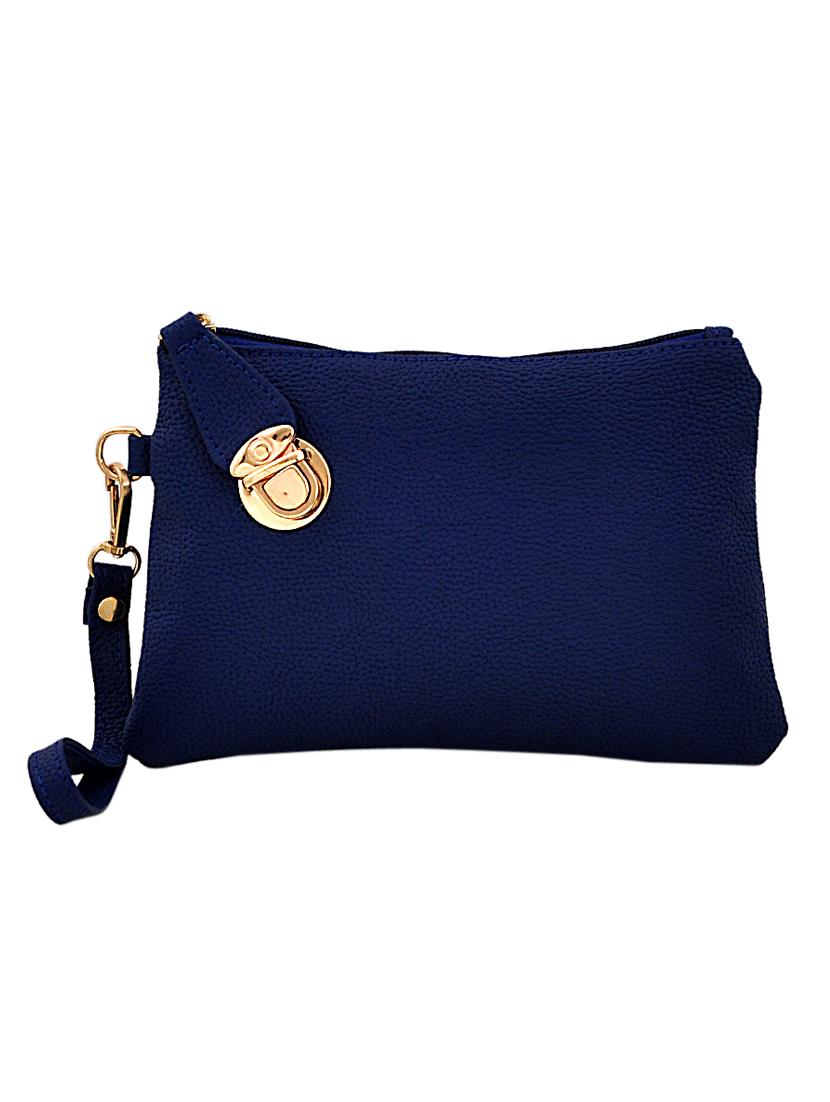 blue leatherette handbag - 15018714 - Zoom Image - 7