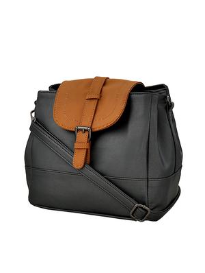 grey leatherette handbag - 15018720 - Standard Image - 4