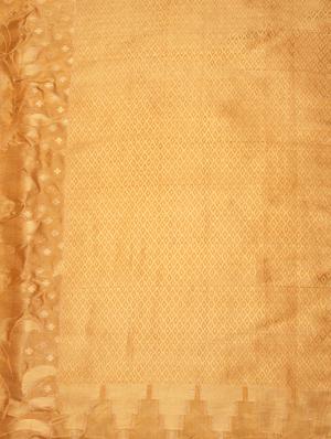beige art silk kanjivaram saree with blouse - 15019295 - Standard Image - 4