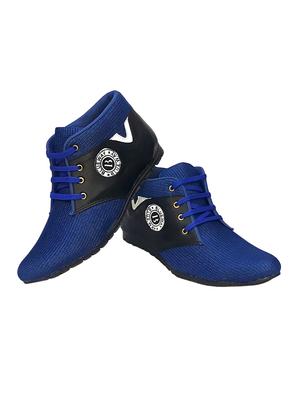 blue Mesh lace up shoe - 15019489 - Standard Image - 4