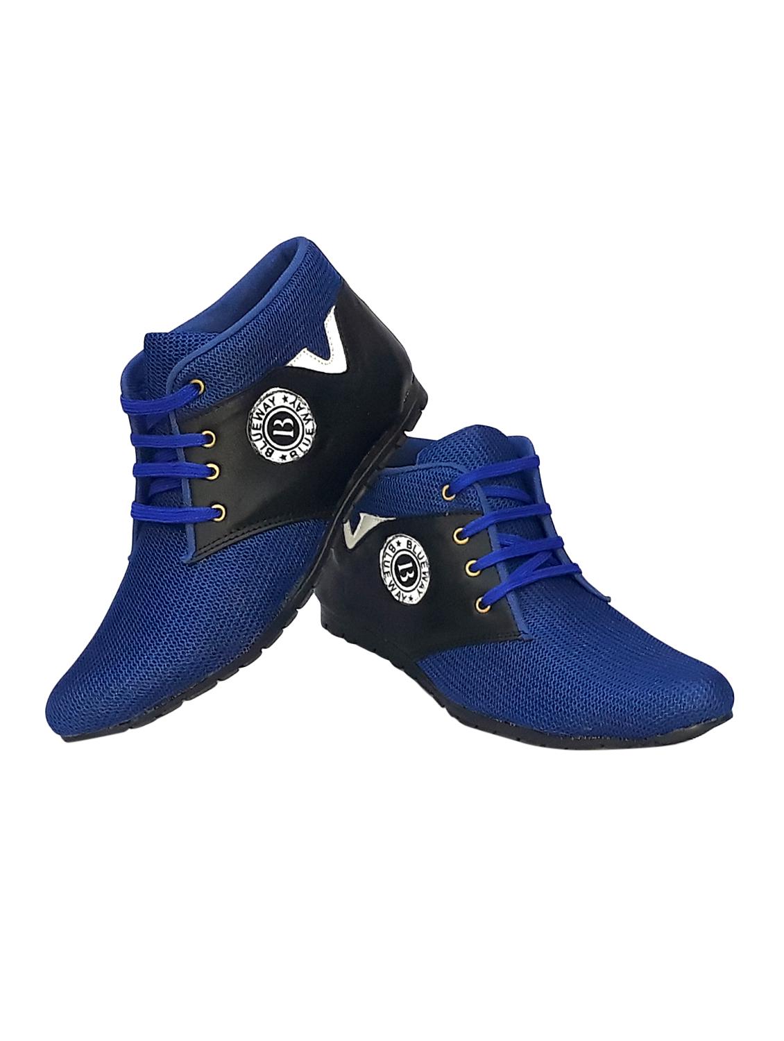blue Mesh lace up shoe - 15019489 - Zoom Image - 4