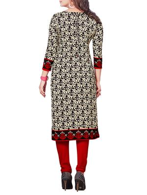 red synthetic suit combos unstitched - 15019599 - Standard Image - 4