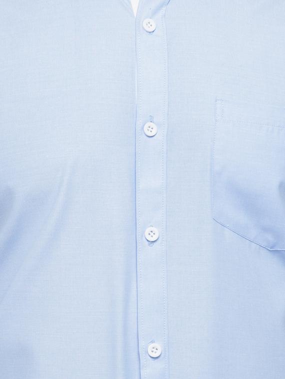 blue cotton formal shirt - 15019705 - Zoom Image - 4