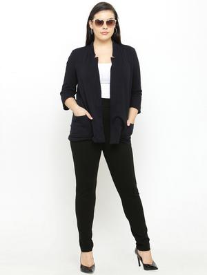 solid black cotton jegging - 15019739 - Standard Image - 4