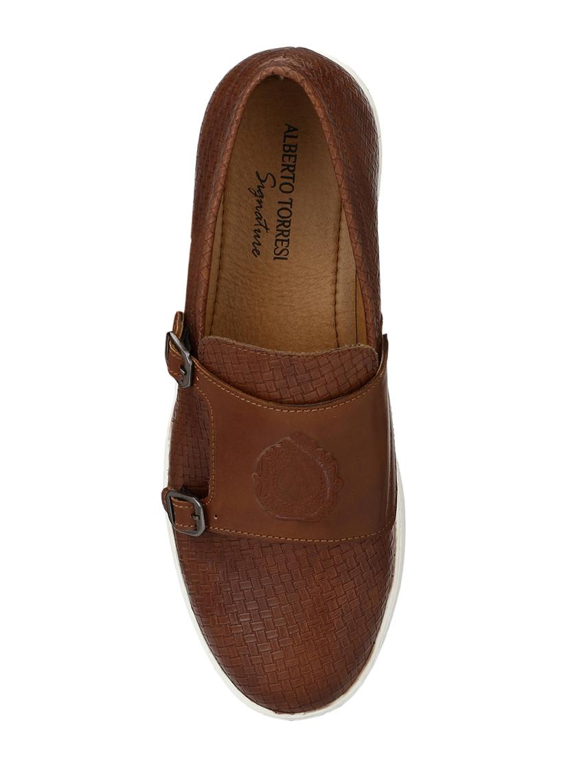 tan Leatherette casual slipon - 15020377 - Zoom Image - 4