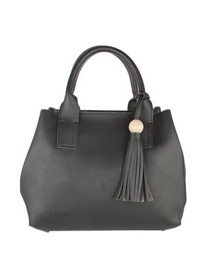black leatherette handbag - 15020883 - Standard Image - 4