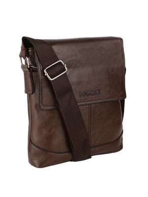 brown leatherette regular sling bag - 15020892 - Standard Image - 4
