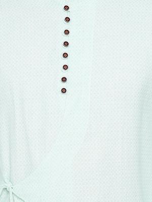 aqua blue cotton kurta pyjama set - 15020935 - Standard Image - 4
