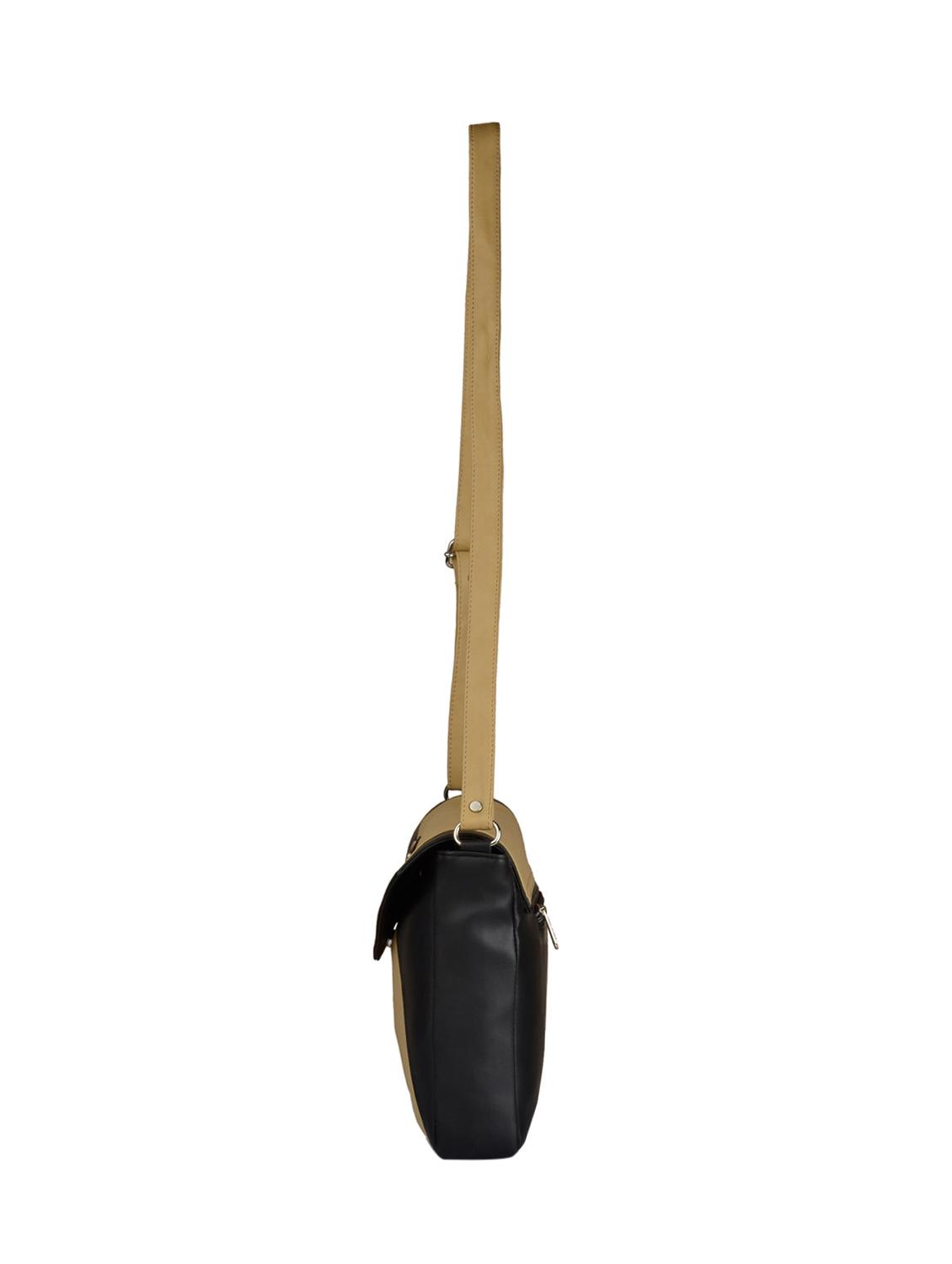 beige leatherette regular sling bag - 15021085 - Zoom Image - 4