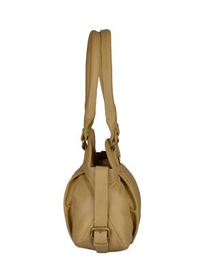 beige leatherette regular handbag - 15021122 - Standard Image - 4