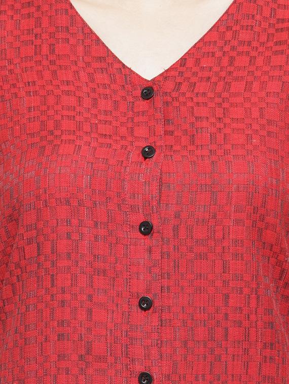 A-line printed kurta - 15021584 - Zoom Image - 4