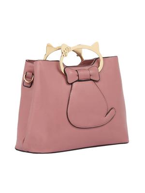 pink leatherette regular sling bag - 15021660 - Standard Image - 4