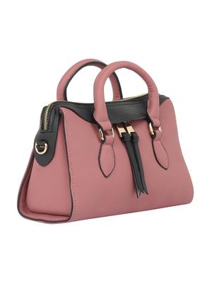 pink leatherette regular handbag - 15021672 - Standard Image - 4