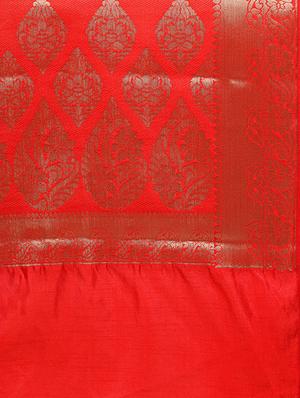 banarasi silk saree with blouse - 15023145 - Standard Image - 4