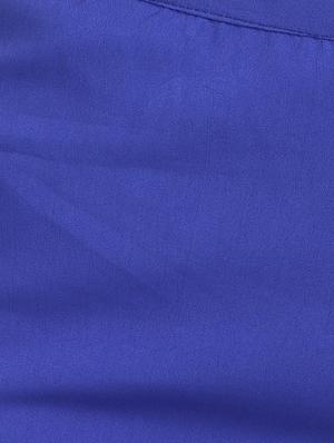 blue crepe palazzos - 15023438 - Standard Image - 4
