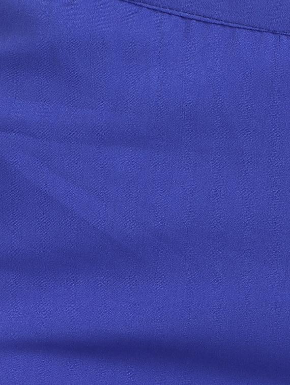 blue crepe palazzos - 15023438 - Zoom Image - 4