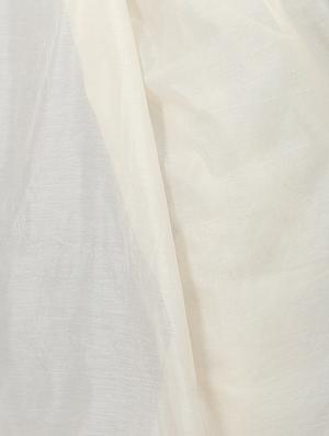 white cotton silk plain saree with blouse - 15023528 - Standard Image - 4