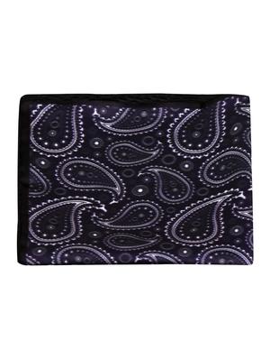 black polyester pocketsquare - 15024025 - Standard Image - 4