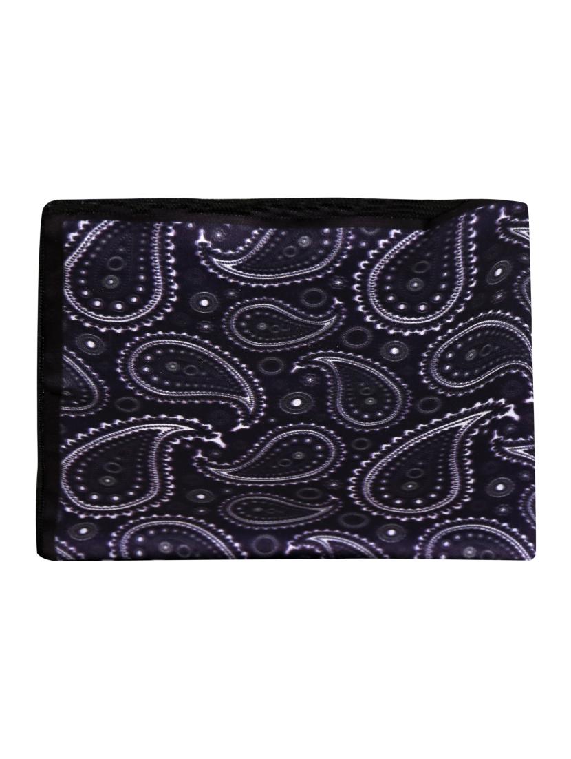 black polyester pocketsquare - 15024025 - Zoom Image - 4