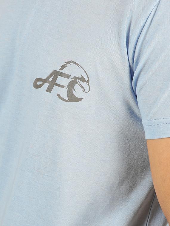 light blue cotton t-shirt - 15024289 - Zoom Image - 4