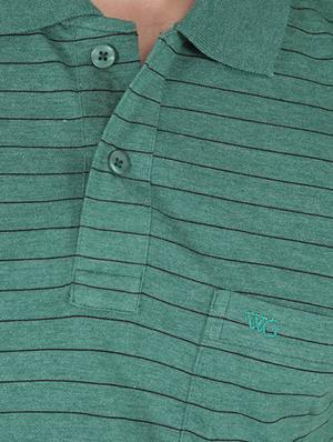 green cotton pocket t-shirt - 15024339 - Standard Image - 4