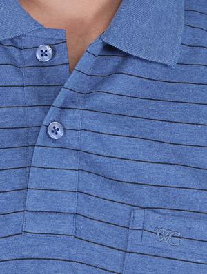 blue cotton pocket t-shirt - 15024342 - Standard Image - 4