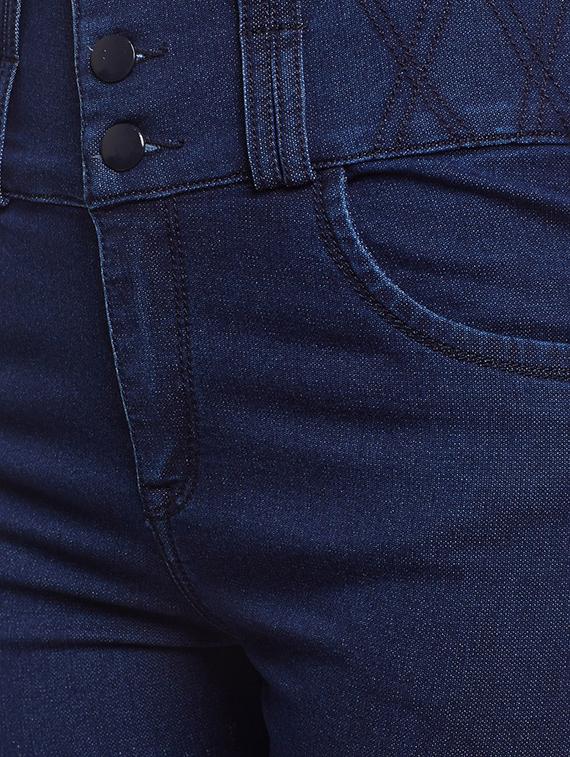 dark blue denim shorts - 15024375 - Zoom Image - 4