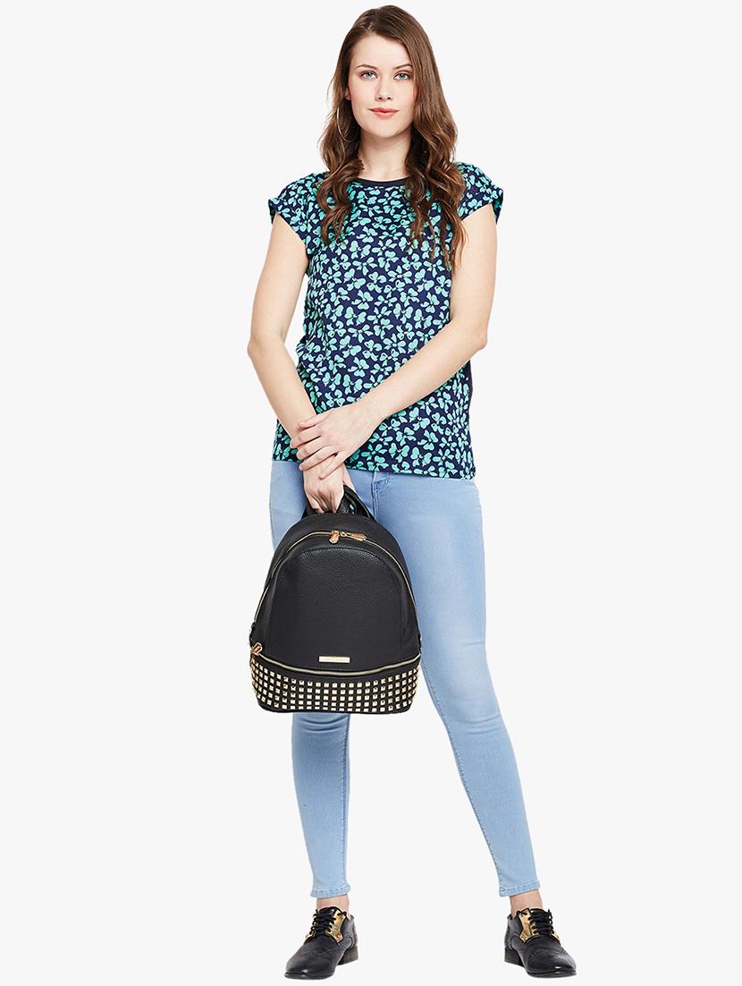 blue floral top - 15024866 - Zoom Image - 4
