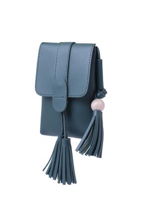 green leatherette regular sling bag - 15025089 - Standard Image - 4