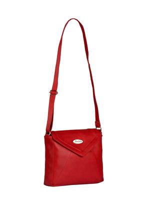 red leatherette sling bag - 15025120 - Standard Image - 4