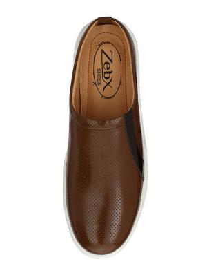tan leatherette casual slipon - 15025989 - Standard Image - 4