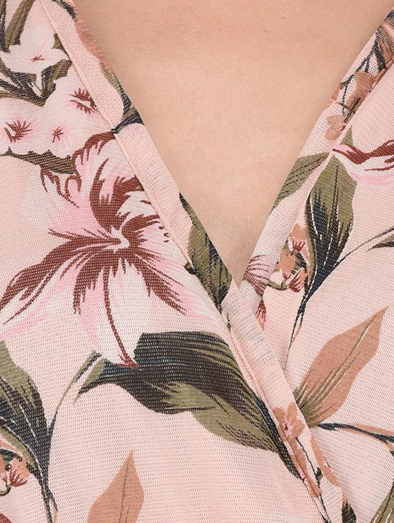 frill detail empire-line dress - 15026749 - Zoom Image - 4