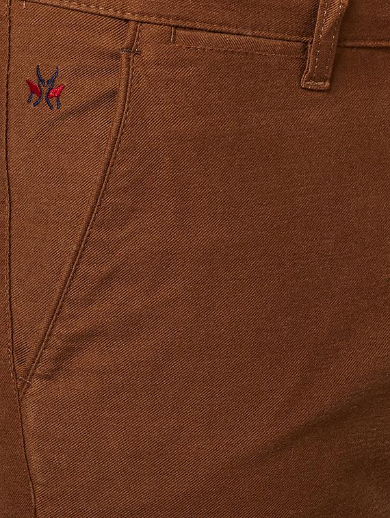 brown cotton chinos - 15026958 - Zoom Image - 4