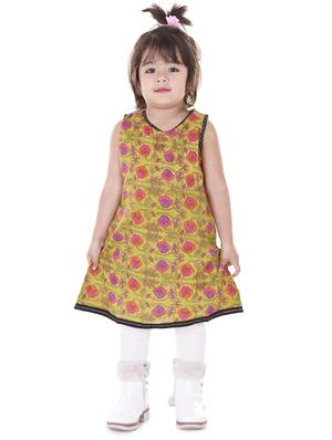 orange cotton kurti - 15027930 - Standard Image - 4