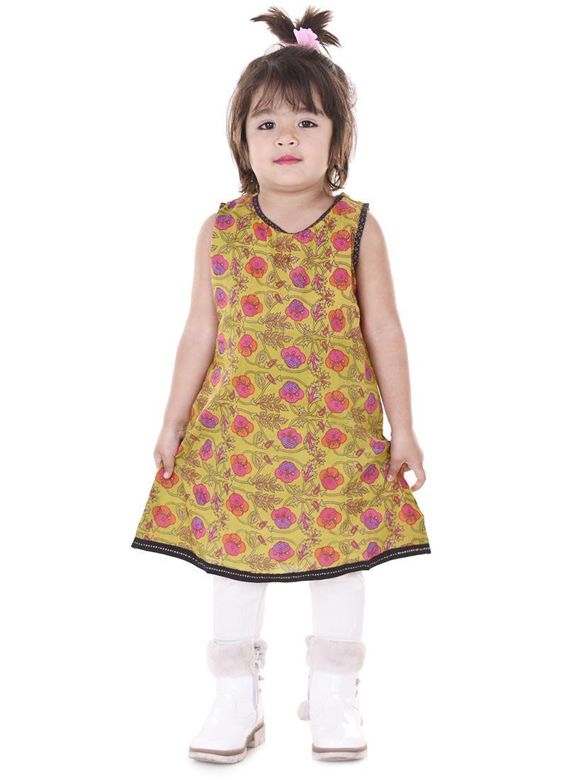 orange cotton kurti - 15027930 - Zoom Image - 4