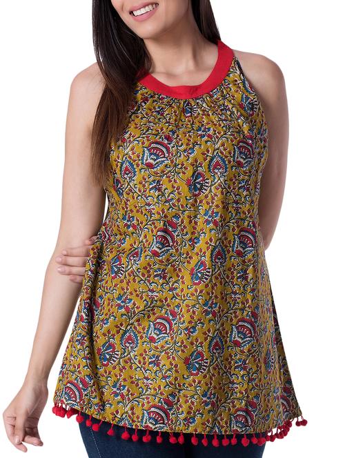 pom pom detailed sleeveless top - 15028188 - Very Small Image - 1