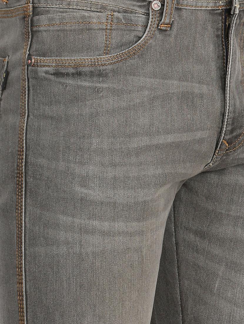 grey denim washed jeans - 15028678 - Zoom Image - 4