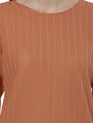 long sleeved knitted top - 15029743 - Standard Image - 4